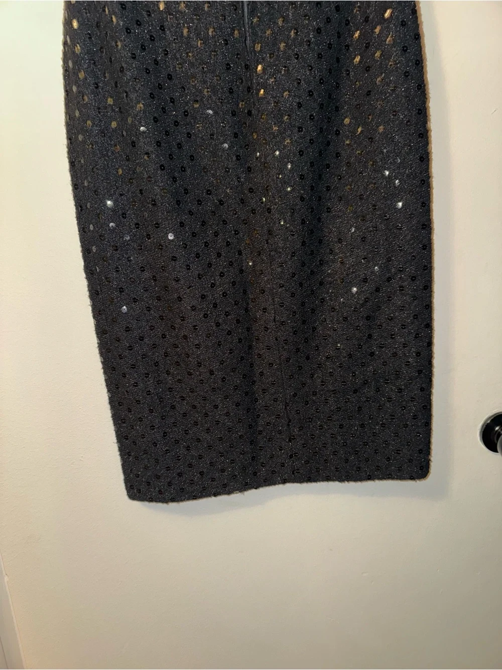 Chanel Suit Black with sequins vintage (2 piece set: jacket and skirt)